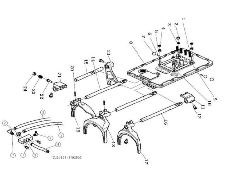 Верхняя крышка в сборе