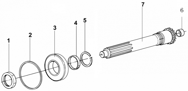 Вал первичный КПП