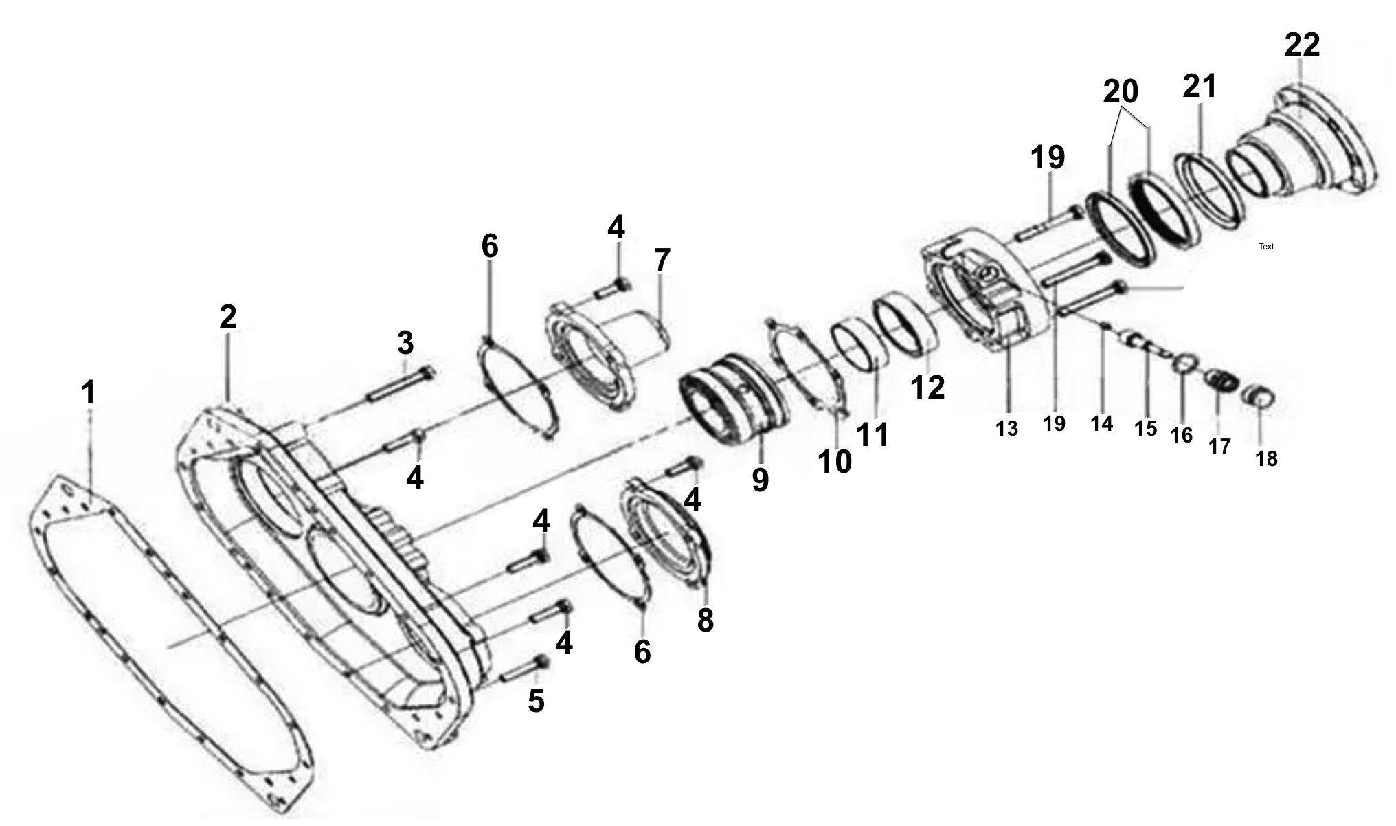 Крышка задняя хвостовика КПП