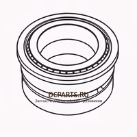 Shaft-Gear Блок подшипников выходного вала (тонкий) JS180-1707109A — схема