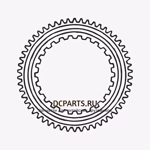Shaft-Gear Ступица синхронизатора 1310304045 — схема