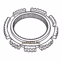Shaft-Gear Ступица синхронизатора делителя 1313.333.001 — схема