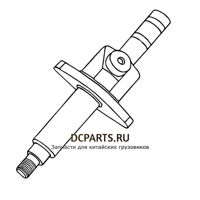 Shaft-Gear Шток пневмоцилиндра в сборе артикул 12JSD200T-1707060-1 запчасть автозапчасть купить в DC Parts