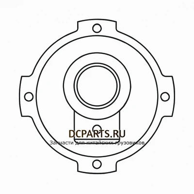 Shaft-Gear Корпус пневмоцилиндра артикул 12JSD200T-1707062-1 запчасть автозапчасть купить в DC Parts
