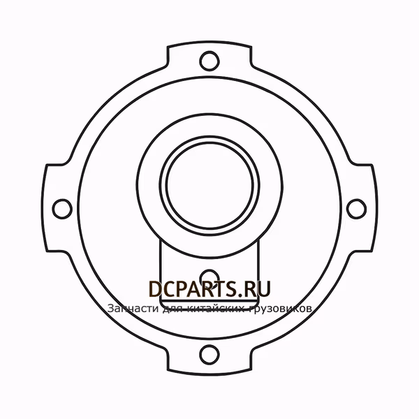Shaft-Gear Корпус пневмоцилиндра 12JSD200T-1707062-1 — схема