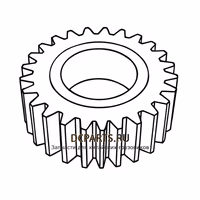 Shaft-Gear Шестерня вала заднего хода 6DSX180T-1701082 — схема