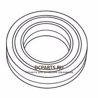Shaft-Gear Подшипник первичного вала JS125T-1707223-1 — схема