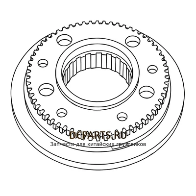 Shaft-Gear Синхронизатор 3-4 передачи артикул 6DSX180T-1701180 запчасть автозапчасть купить в DC Parts
