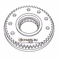 Shaft-Gear Синхронизатор 1-2 передачи 6DSX180T-1701170 — схема