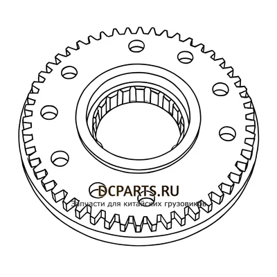 Shaft-Gear Синхронизатор 1-2 передачи артикул 6DSX180T-1701170 запчасть автозапчасть купить в DC Parts