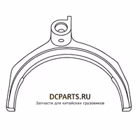 Shaft-Gear Вилка переключения 3,4 передачи 6DS180T-1702057-3 — схема