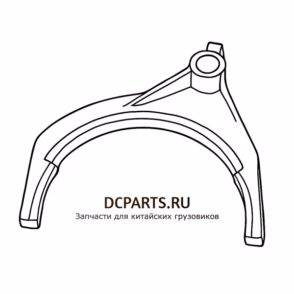 Shaft-Gear Вилка 6DS180T-1702058-3 — схема