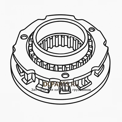ZF Синхронизатор артикул 1358.202.023 схема чертеж запчасть автозапчасть купить в DC Parts