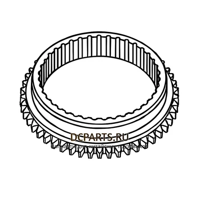ZF Кольцо синхронизатора артикул 1328.333.009 схема чертеж запчасть автозапчасть купить в DC Parts