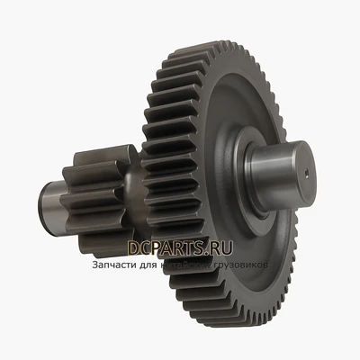 SHAANXI FAST GEAR Вал промежуточный демультипликатора 10JSD140 (короткий) артикул 10JSD140-1707051 запчасть автозапчасть купить в DC Parts