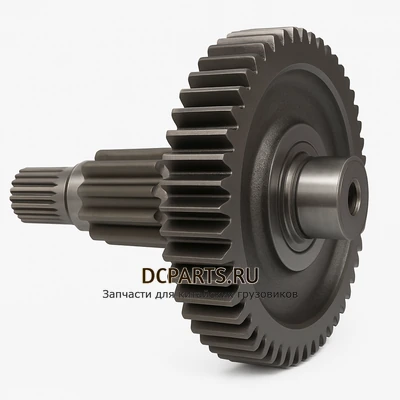 shaanxi fast gear Вал промежуточный демультипликатора (длинный) артикул 12JS200T-1707047 запчасть автозапчасть купить в DC Parts