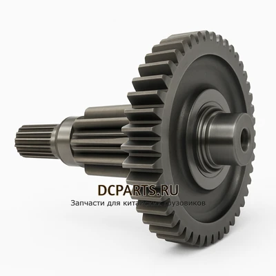 SHAANXI FAST GEAR Вал демультипликатора промежуточный (длинный) артикул 12JS160T-1707056 запчасть автозапчасть купить в DC Parts