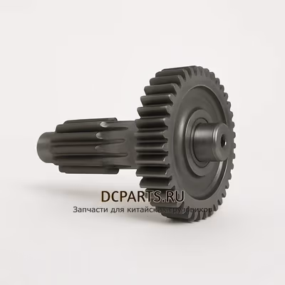 SHAANXI FAST GEAR Вал промежуточный демультипликатора (короткий) артикул JS125T-1707047 запчасть автозапчасть купить dcparts.ru