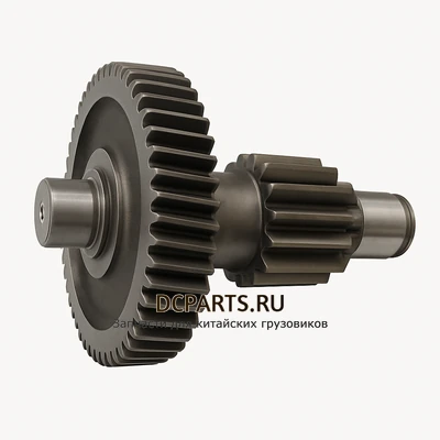 SHAANXI FAST GEAR Вал промежуточный демультипликатора (короткий) артикул JS180-1707048 запчасть автозапчасть купить в DC Parts