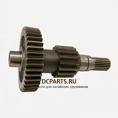SHAANXI FAST GEAR Вал промежуточный демультипликатора (длинный) артикул JS180-1707047 запчасть автозапчасть купить в DC Parts