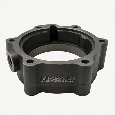 SHAANXI FAST GEAR Крышка заднего подшипника выходного вала под датчик спидометра артикул F99967-7 запчасть автозапчасть купить в DC Parts