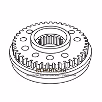 SHAANXI FAST GEAR Синхронизатор 1-й и 2-й передачи 12JS160T-1701170 — схема