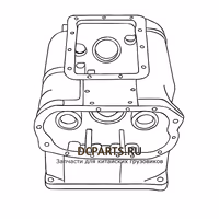 shaanxi fast gear Картер основной КПП 12JSD160T-1701015-8 — схема
