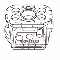 SHAANXI FAST GEAR Картер КПП JS125T-1701015 — схема