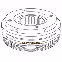 SHAANXI FAST GEAR Синхронизатор демультипликатора  FAST GEAR 11847140-1 — схема