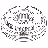 SHAANXI FAST GEAR Синхронизатор 5,6 передачи 12JSDX240T-1701190 — схема