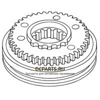 SHAANXI FAST GEAR Синхронизатор 5,6 передачи 12JSDX240T-1701190 — схема