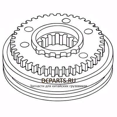 SHAANXI FAST GEAR Синхронизатор 5,6 передачи 12JSDX240T-1701190