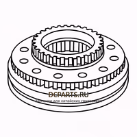 SHAANXI FAST GEAR Синхронизатор 3,4 передачи 12JSDX240T-1701180 — схема