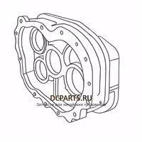 SHAANXI FAST GEAR Проставка под ретардер 12JSD200T-1707015-1 — схема
