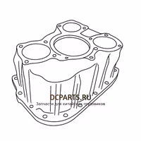 SHAANXI FAST GEAR Картер демультипликатора JS125T-1707015 — схема