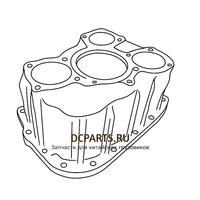 SHAANXI FAST GEAR Картер демультипликатора JS125T-1707015 — схема