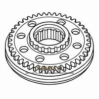 SHAANXI FAST GEAR Синхронизатор 3-й и 4-й передачи 16JS200T-1701175 — схема