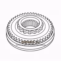 SHAANXI FAST GEAR Синхронизатор половинки 16JS200T-1701040 — схема