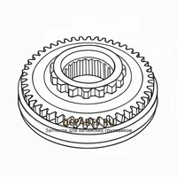 SHAANXI FAST GEAR Синхронизатор половинки 16JS200T-1701040 — схема