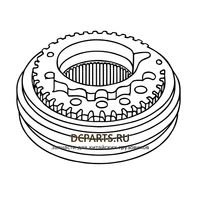 SHAANXI FAST GEAR Комплект синхронизатора демультипликатора JS125T-1707140 — схема