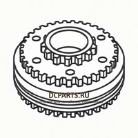SHAANXI FAST GEAR Комплект синхронизатора 1/2 передачи JS125T-1701140 — схема