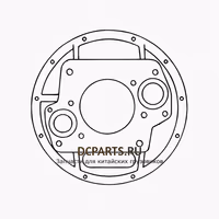 SHAANXI FAST GEAR Картер сцепления Fuller 15410 — схема