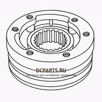 shaanxi fast gear Синхронизатор демультипликатора RTD-11609A-1707143-1 — схема