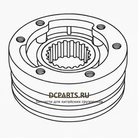 shaanxi fast gear Синхронизатор демультипликатора RTD-11609A-1707146-1 — схема