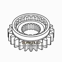 SHAANXI FAST GEAR Шестерня ведущая демультипликатора Оригинал SHAANXI FAST GEAR JS119T-1707030B — схема