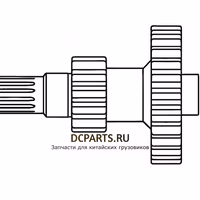SHAANXI FAST GEAR Вал демультипликатора A-4794 — схема