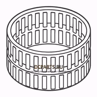 Shaft-Gear Подшипник игольчатый шестерни 6 передачи 735320499 — схема
