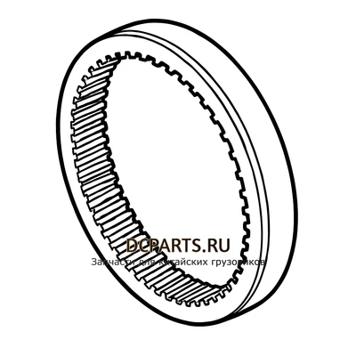 Shaft-Gear Муфта синхронизатора 5-6 передачи артикул 1312302057 запчасть автозапчасть купить в DC Parts