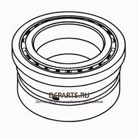 Shaft-Gear Блок подшипников выходного вала (тонкий) JS220-1707109A — схема