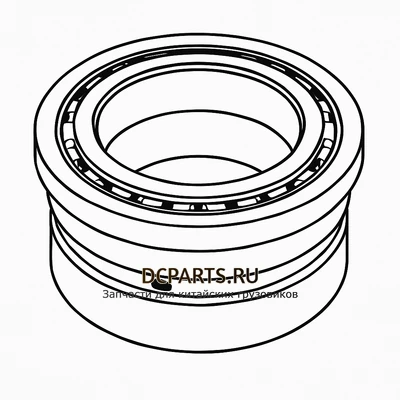 Shaft-Gear Блок подшипников выходного вала (тонкий) артикул JS220-1707109A схема чертеж запчасть автозапчасть купить в DC Parts